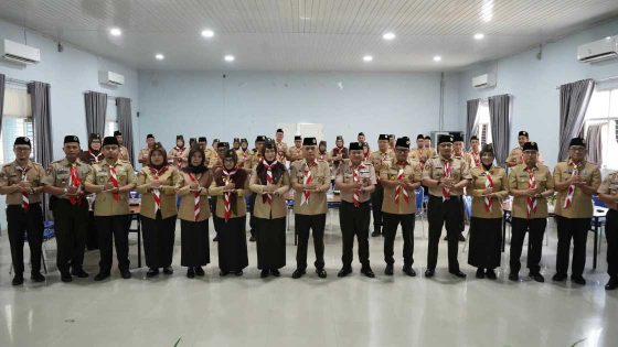 Muscab V Gerakan Pramuka Kota Metro 2026 Dibuka, Wali Kota Tekankan Penguatan Karakter Generasi Emas