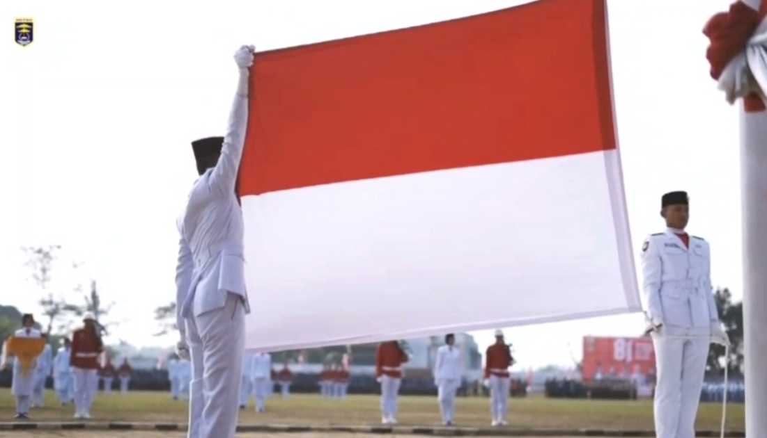 Wali Kota Metro Pimpin Upacara HUT ke-81 RI, Luncurkan Mobil Sehat