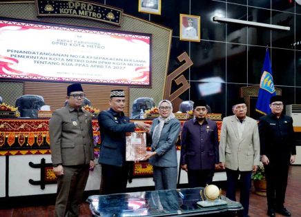 KUA-PPAS APBD 2027 Kota Metro Disepakati, Pemkot Fokus Perkuat Pembangunan dan Kemandirian Fiskal