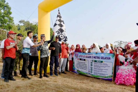 Jalan Sehat Bahagia Meriahkan HUT RI ke-81 di Metro Selatan, Wali Kota Ajak Warga Budayakan Hidup Sehat