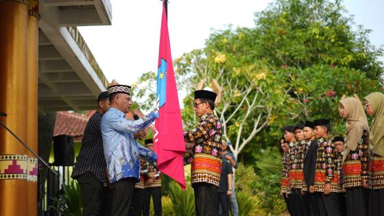 LEPAS KAFILAH MTQ KE-53 PROVINSI LAMPUNG, WALI KOTA METRO TARGETKAN PRESTASI LEBIH BAIK