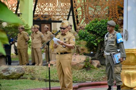Apel Mingguan, Pemkot Metro Perkuat Ketenteraman dan Ketertiban Ruang Publik