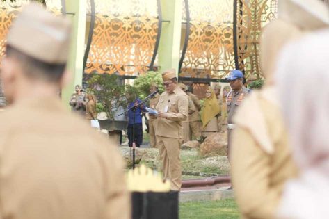 Apel Mingguan Pemkot Metro, Helmy Zain Tekankan Disiplin ASN dan Optimalisasi Pengelolaan Sampah