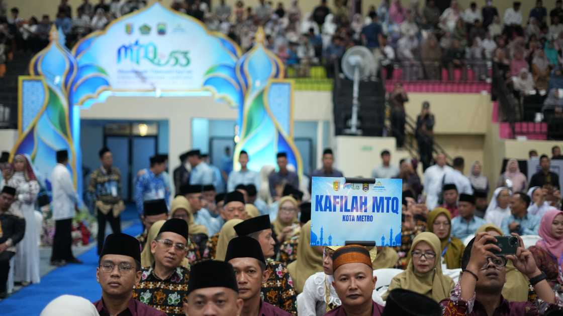 MTQ ke-53 Lampung Resmi Dibuka, Kafilah Metro Siap Berlomba