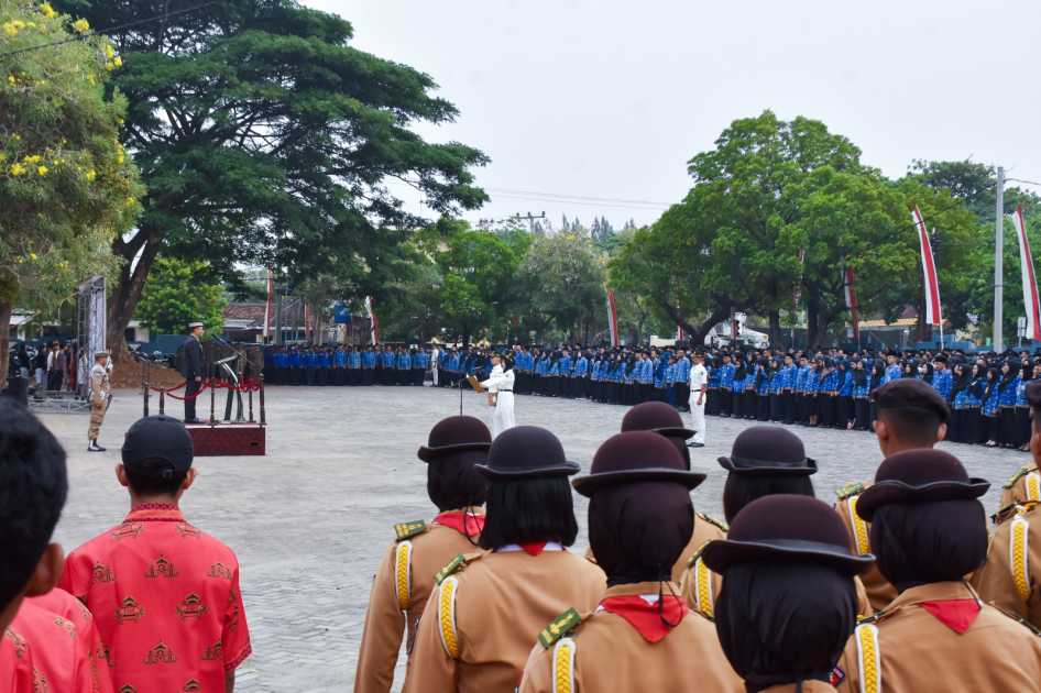 Wali Kota Metro Pimpin Upacara Hari Sumpah Pemuda ke-98, Tekankan Patriotisme, Kegigihan dan Empati